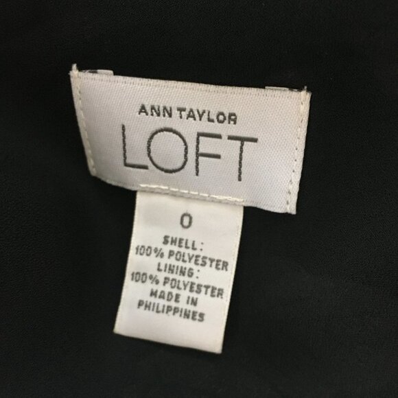 Loft Sleeveless Black Floral Dress - Picture 8 of 10